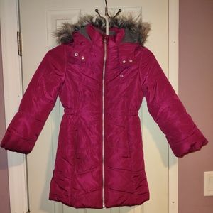 Girls Calvin Klein Lined Winter Coat 5/6